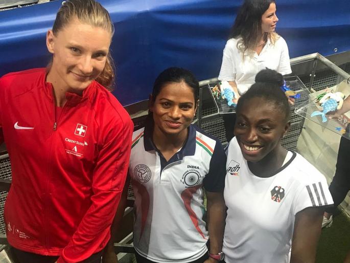 Video: Dutee Chand won the gold medal in the women’s 100-metre sprint at the 30th Summer University Games | Video : द्युती चंदचे ऐतिहासिक सुवर्ण; जागतिक स्पर्धेत हा पराक्रम करणारी पहिली भारतीय Video: Dutee Chand won the gold medal in the women’s 100-metre sprint at the 30th Summer University Games | Video : द्युती चंदचे ऐतिहासिक सुवर्ण; जागतिक स्पर्धेत हा पराक्रम करणारी पहिली भारतीय