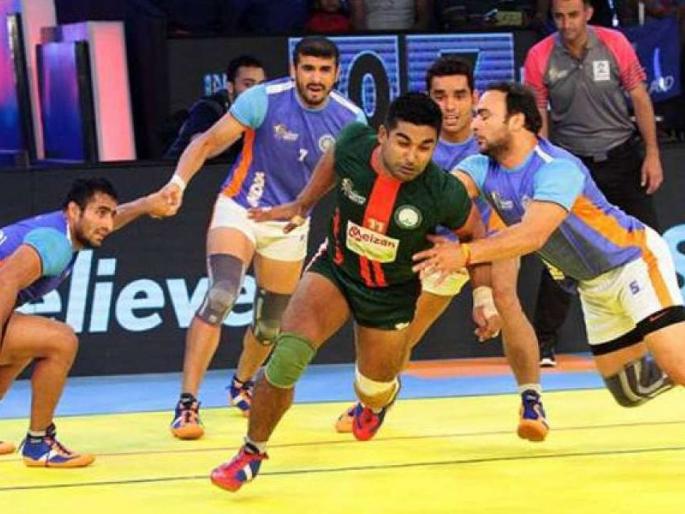 Controversy over India team going to Pakistan for Kabaddi tournament | कबड्डी स्पर्धेसाठी भारताचा संघ पाकिस्तानमध्ये गेल्याने वाद Controversy over India team going to Pakistan for Kabaddi tournament | कबड्डी स्पर्धेसाठी भारताचा संघ पाकिस्तानमध्ये गेल्याने वाद