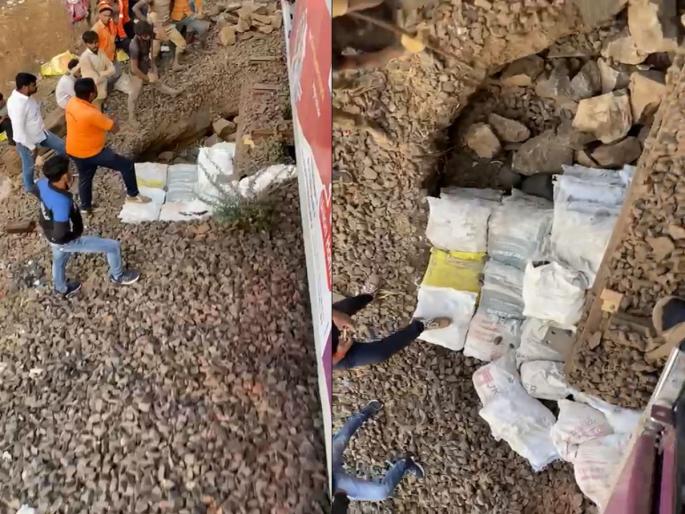 Local train Update: Central Railway disrupted; Between Kasara-Umbarmali, a pit fell under the track | Central Railway Update: मध्य रेल्वे विस्कळीत; कसारा-उंबरमाळी दरम्यान ट्रॅकखाली खड्डा पडला Local train Update: Central Railway disrupted; Between Kasara-Umbarmali, a pit fell under the track | Central Railway Update: मध्य रेल्वे विस्कळीत; कसारा-उंबरमाळी दरम्यान ट्रॅकखाली खड्डा पडला