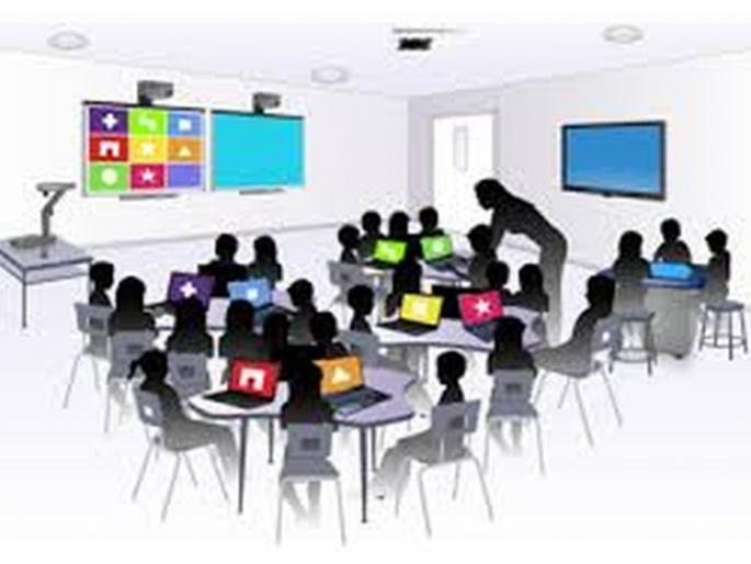 E-learning of 95 Zilla Parishad schools closed | जिल्हा परिषदेच्या ९५ शाळांचे ‘ई-लर्निंग’ बंद; विद्यार्थ्यांना फटका !
