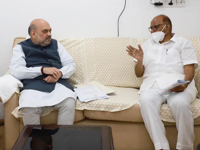 Sharad Pawar: Sharad Pawar-Amit Shah meeting revealed, find out what the discussion was about | Sharad Pawar: शरद पवार-अमित शहा भेटीचा खुलासा, जाणून घ्या कशावर झडली चर्चा Sharad Pawar: Sharad Pawar-Amit Shah meeting revealed, find out what the discussion was about | Sharad Pawar: शरद पवार-अमित शहा भेटीचा खुलासा, जाणून घ्या कशावर झडली चर्चा