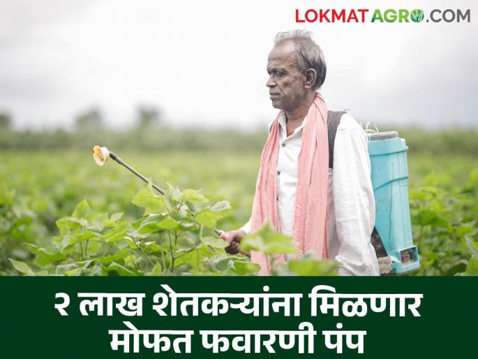 Spray Pump Subsidy Selection of nearly 2 lakh farmers through lottery on MahaDBT for spray pump scheme | Spray Pump Subsidy : फवारणी पंप योजनेसाठी महाडीबीटीवर जवळपास २ लाख शेतकऱ्यांची लॉटरी पद्धतीने निवड Spray Pump Subsidy Selection of nearly 2 lakh farmers through lottery on MahaDBT for spray pump scheme | Spray Pump Subsidy : फवारणी पंप योजनेसाठी महाडीबीटीवर जवळपास २ लाख शेतकऱ्यांची लॉटरी पद्धतीने निवड