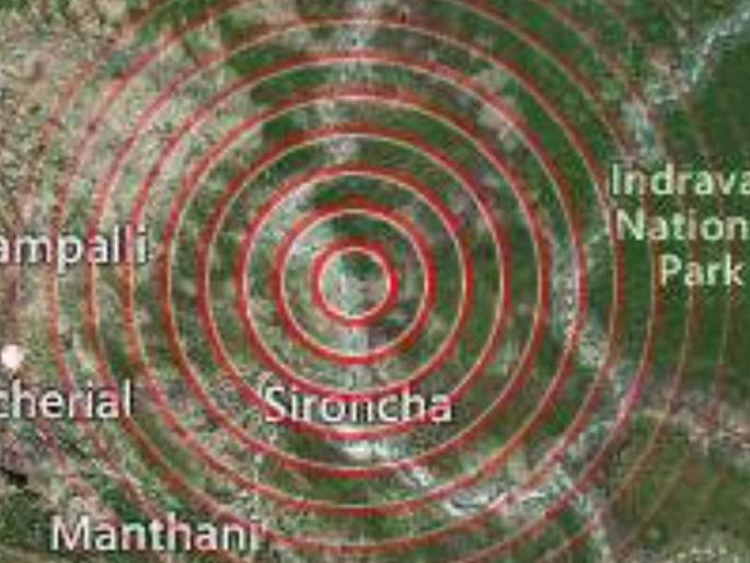 mild tremors in several villages in Aheri area at gadchiroli | गडचिरोली: अहेरी परिसरातील अनेक गावांत भूकंपाचे सौम्य धक्के; ४.३ तीव्रतेच्या धक्क्याची नोंद mild tremors in several villages in Aheri area at gadchiroli | गडचिरोली: अहेरी परिसरातील अनेक गावांत भूकंपाचे सौम्य धक्के; ४.३ तीव्रतेच्या धक्क्याची नोंद