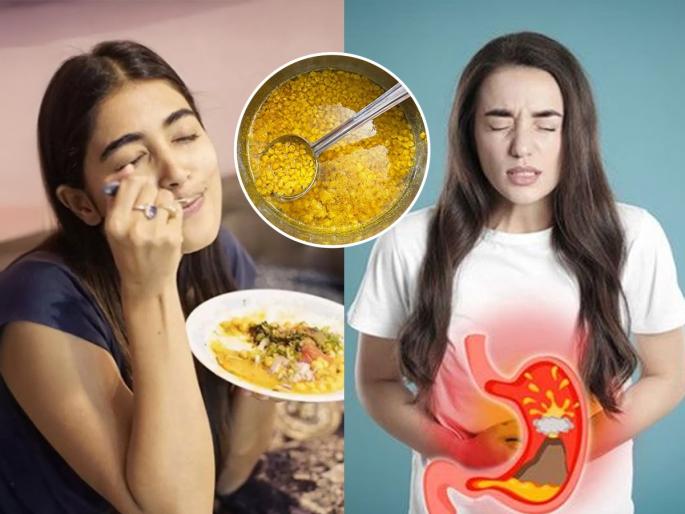 5 Easy Ways To Avoid Bloating After Eating Dal How to Prevent Bloating After Eating Dal Tips to Avoid Gas and Bloating from Dal Dal Eating Tips to Prevent Gas and Acidity | डाळ खाल्ल्यानंतर गॅस, अ‍ॅसिडिटी, ब्लोटिंगचा त्रास? न्यूट्रिशनिस्ट सांगतात ५ उपाय - पचन होईल सहज...