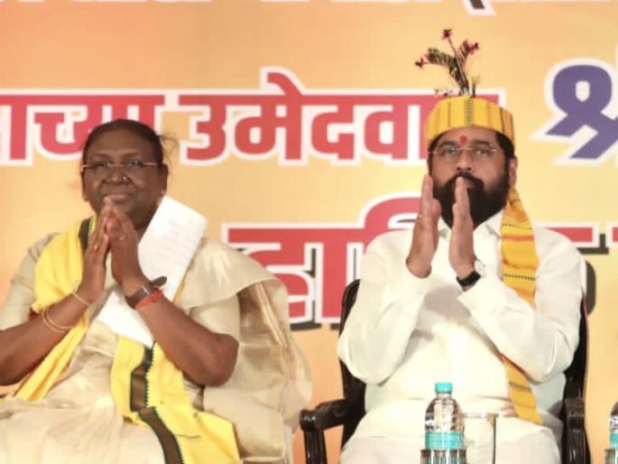 Maharashtra Chief Minister Eknath Shinde has congratulated the new President Draupadi Murmu | Presidential Election: एनडीएच्या द्रौपदी मुर्मू नव्या राष्ट्रपती; एकनाथ शिंदेंनी केलं ट्विट, म्हणाले...