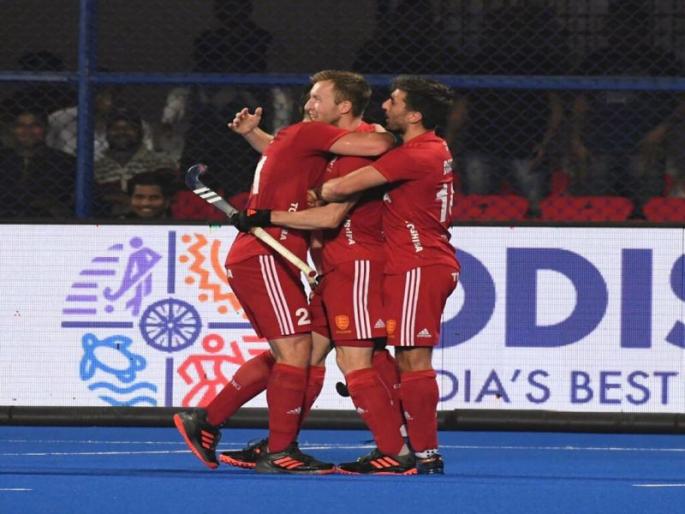 Hockey World Cup 2018: England won against Argentina and enter into semi final | Hockey World Cup 2018: अर्जेंटीनावर मात करत इंग्लंड उपांत्य फेरीत दाखल Hockey World Cup 2018: England won against Argentina and enter into semi final | Hockey World Cup 2018: अर्जेंटीनावर मात करत इंग्लंड उपांत्य फेरीत दाखल