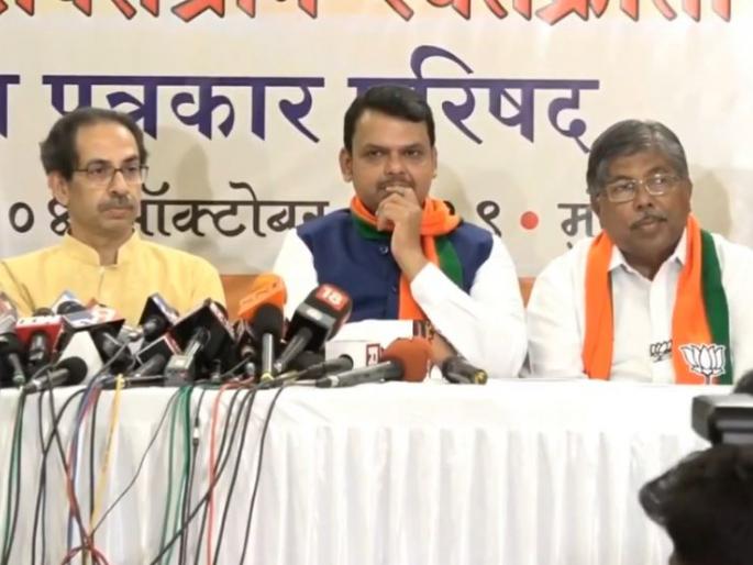 Maharashtra Election 2019: Declaration of Mahayuti, withdraw in 2 days if there is rebellion otherwise ...Says Devendra Phadanvis | Maharashtra Election 2019: महायुती जाहीर! जर बंडखोरी केली असेल तर 2 दिवसांत अर्ज मागे घ्या अन्यथा... Maharashtra Election 2019: Declaration of Mahayuti, withdraw in 2 days if there is rebellion otherwise ...Says Devendra Phadanvis | Maharashtra Election 2019: महायुती जाहीर! जर बंडखोरी केली असेल तर 2 दिवसांत अर्ज मागे घ्या अन्यथा...