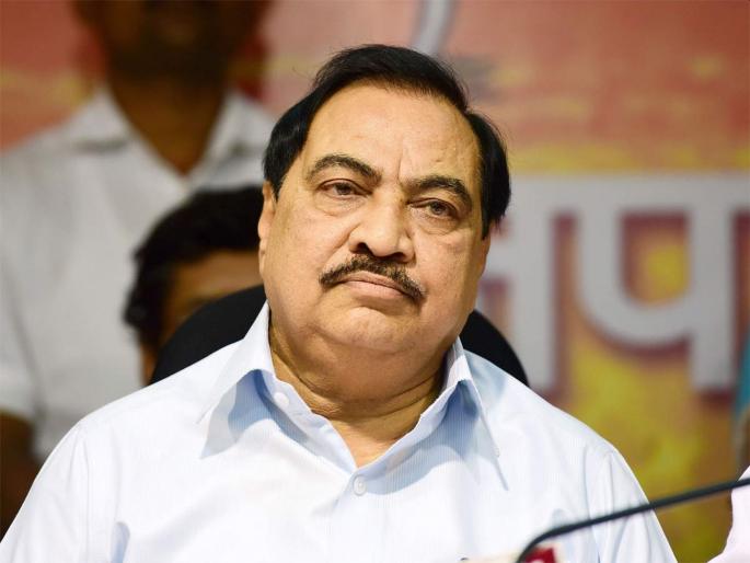 Eknath Khadse answers girish mahajan statement no body will go behind khadse | खडसेंच्या जाण्याने काय फरक पडतो, दाखवतोच; भाजपाला थेट इशारा Eknath Khadse answers girish mahajan statement no body will go behind khadse | खडसेंच्या जाण्याने काय फरक पडतो, दाखवतोच; भाजपाला थेट इशारा
