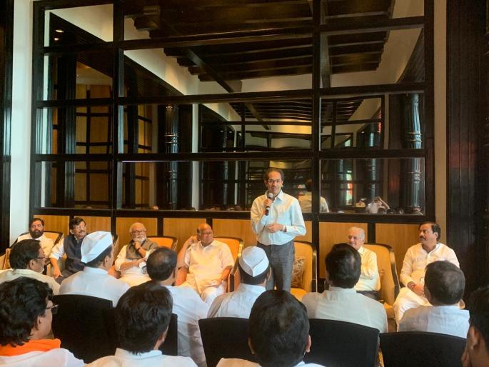 Maharashtra CM: 'We are 162', come and watch... The 'parade of NCP-Shiv Sena-Congress' MLA at 7 pm; An invitation to the governor too | Maharashtra CM: 'आम्ही १६२', या आणि पाहा... संध्याकाळी ७ वाजता महाविकासआघाडीची 'परेड'; राज्यपालांनाही आमंत्रण Maharashtra CM: 'We are 162', come and watch... The 'parade of NCP-Shiv Sena-Congress' MLA at 7 pm; An invitation to the governor too | Maharashtra CM: 'आम्ही १६२', या आणि पाहा... संध्याकाळी ७ वाजता महाविकासआघाडीची 'परेड'; राज्यपालांनाही आमंत्रण