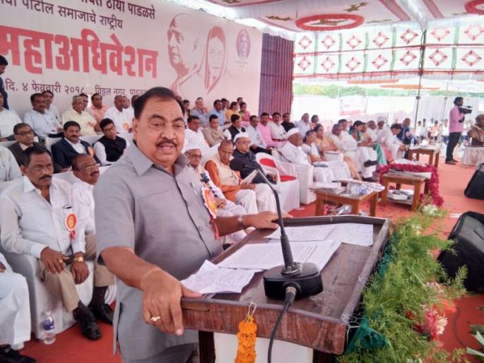 Those whose eligibility they were out of and who were not 'qualified' sat 'there' - eknathra khadseen khant | ज्यांची पात्रता ते बाहेर आणि पात्रता नसलेले ‘तेथे’ बसले, एकनाथ खडसेंनी व्यक्त केली खंत Those whose eligibility they were out of and who were not 'qualified' sat 'there' - eknathra khadseen khant | ज्यांची पात्रता ते बाहेर आणि पात्रता नसलेले ‘तेथे’ बसले, एकनाथ खडसेंनी व्यक्त केली खंत