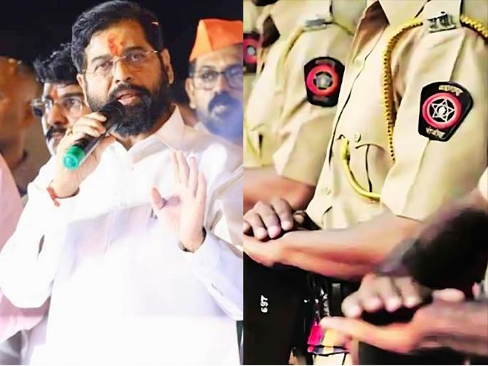 In the arrangement of the Chief Minister eknath shinde the teeth of the police were knocked out | मुख्यमंत्र्यांच्या बंदोबस्तात, निखळले पोलिसाचे दात ! In the arrangement of the Chief Minister eknath shinde the teeth of the police were knocked out | मुख्यमंत्र्यांच्या बंदोबस्तात, निखळले पोलिसाचे दात !
