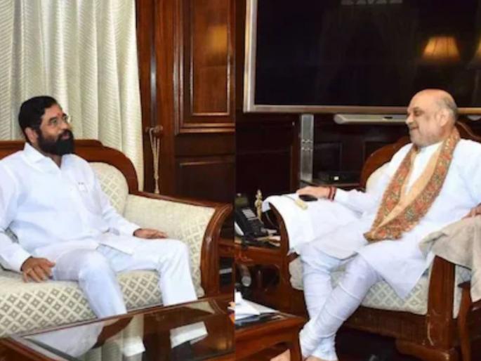After discussions with Amit Shah, Shinde said, 'There is no chaos in the Mahayuti, it is happy' | अमित शाह यांच्याशी चर्चेनंतर शिंदे म्हणाले, 'महायुतीत धुसफुस नाही, खूशखूश आहे' After discussions with Amit Shah, Shinde said, 'There is no chaos in the Mahayuti, it is happy' | अमित शाह यांच्याशी चर्चेनंतर शिंदे म्हणाले, 'महायुतीत धुसफुस नाही, खूशखूश आहे'