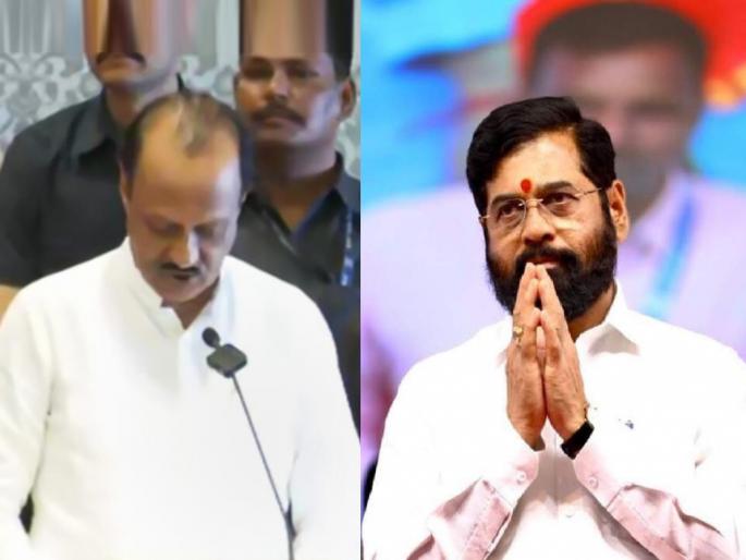 cm eknath shinde reaction over ncp leader ajit pawar took oath of deputy chief minister of maharashtra | अजित पवार नवे उपमुख्यमंत्री, CM एकनाथ शिंदे म्हणाले, “आता ट्रिपल इंजिनचे सरकार...” cm eknath shinde reaction over ncp leader ajit pawar took oath of deputy chief minister of maharashtra | अजित पवार नवे उपमुख्यमंत्री, CM एकनाथ शिंदे म्हणाले, “आता ट्रिपल इंजिनचे सरकार...”