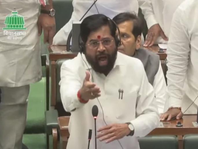 Abu Azmi should be suspended, a case of sedition should be registered against him says DCM Eknath Shinde | "अबू आझमी निलंबित झाला पाहिजे, त्याच्यावर देशद्रोहाचा गुन्हा दाखल झाला पाहिजे"; एकनाथ शिंदे विधानसभेत कडाडले Abu Azmi should be suspended, a case of sedition should be registered against him says DCM Eknath Shinde | "अबू आझमी निलंबित झाला पाहिजे, त्याच्यावर देशद्रोहाचा गुन्हा दाखल झाला पाहिजे"; एकनाथ शिंदे विधानसभेत कडाडले