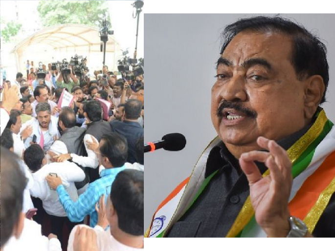 Amol Mitkari: Mahesh Shinde: NCP MLC Eknath Khadse's statement on controversy in Monsoon Session | Monsoon Session 2022 : 'विचारांची लढाई विचारांनीच लढावी'; अधिवेशनातील गोंधळावर एकनाथ खडसेंची प्रतिक्रिया Amol Mitkari: Mahesh Shinde: NCP MLC Eknath Khadse's statement on controversy in Monsoon Session | Monsoon Session 2022 : 'विचारांची लढाई विचारांनीच लढावी'; अधिवेशनातील गोंधळावर एकनाथ खडसेंची प्रतिक्रिया