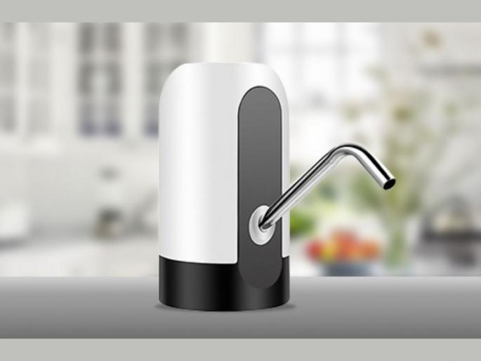 Electronic Water Dispenser Pump Tap Is Available At Affordable Price On Amazon  | सारखं दाबत बसायची गरज नाही! बॉटलमधून येणार धो धो पाणी; घर, ऑफिससाठी महत्वाचे यंत्र  Electronic Water Dispenser Pump Tap Is Available At Affordable Price On Amazon  | सारखं दाबत बसायची गरज नाही! बॉटलमधून येणार धो धो पाणी; घर, ऑफिससाठी महत्वाचे यंत्र