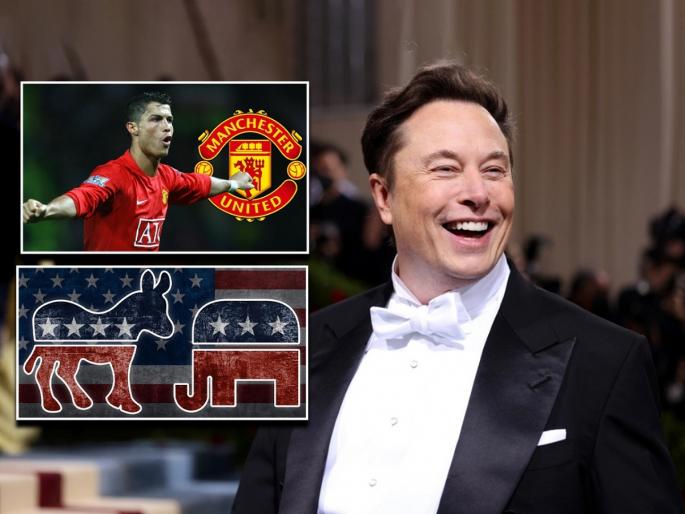 Elon Musk will buy Manchester United Support for Republican, Democratic parties usa | Elon Musk च्या मनात नेमकं काय? मँचेस्टर युनायटेची खरेदी अन् रिपब्लिकन, डेमोक्रॅटिक पक्षांना पाठिंबा...!