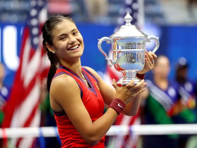 emma raducanu won the historic Grand Slam title pdc | ‘अमेरिकन ओपन’ला मिळाली नवी सम्राज्ञी! एम्मा राडूकानूला ग्रॅण्डस्लॅमचे ऐतिहासिक विजेतेपद emma raducanu won the historic Grand Slam title pdc | ‘अमेरिकन ओपन’ला मिळाली नवी सम्राज्ञी! एम्मा राडूकानूला ग्रॅण्डस्लॅमचे ऐतिहासिक विजेतेपद