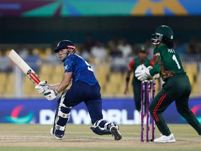Women's World Cup: England snatch victory over Bangladesh, Knight's decisive unbeaten half-century | महिला विश्वचषक : इंग्लंडने हिसकावला बांगलादेशचा विजय, नाइटचे निर्णायक नाबाद अर्धशतक