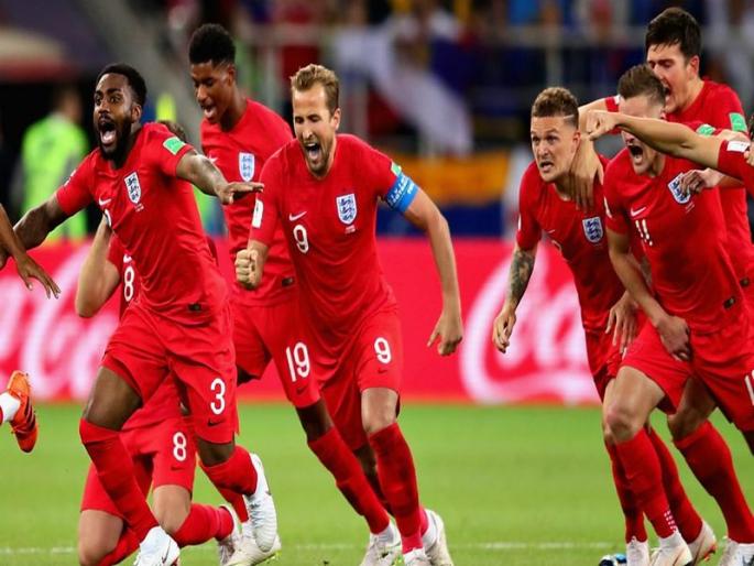 FIFA Football World Cup 2018: After England vs Colombia , the attitude of looking at England has changed. | FIFA Football World Cup 2018 : ... अन् त्यांनी कटू इतिहासाला लगावली स्पॉट किक!!!  FIFA Football World Cup 2018: After England vs Colombia , the attitude of looking at England has changed. | FIFA Football World Cup 2018 : ... अन् त्यांनी कटू इतिहासाला लगावली स्पॉट किक!!!