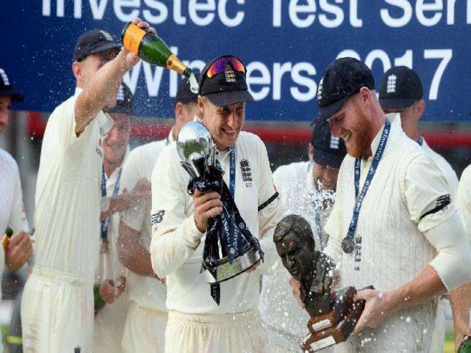 Rain fall in England's victory | इंग्लंडच्या विजयात पावसाचा खोळंबा
