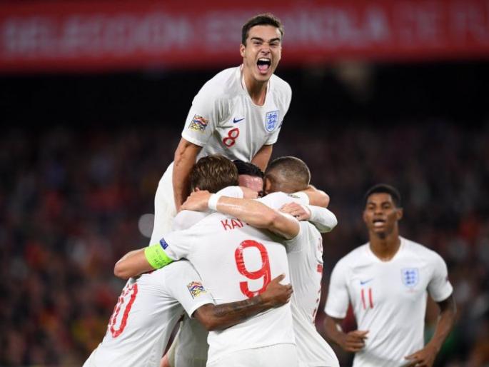 UEFA Nations League: England defeated former world champion Spain after 30 years | UEFA Nations League : 30 वर्षांनंतर इंग्लंडने माजी विश्वविजेत्या स्पेनला पराभूत केले