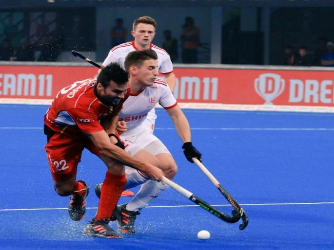 Hockey World Cup 2018: Belgium in Finals; England's heavy defeat | Hockey World Cup 2018 : बेल्जियमची अंतिम फेरीत धडक; इंग्लंडचा दारुण पराभव Hockey World Cup 2018: Belgium in Finals; England's heavy defeat | Hockey World Cup 2018 : बेल्जियमची अंतिम फेरीत धडक; इंग्लंडचा दारुण पराभव
