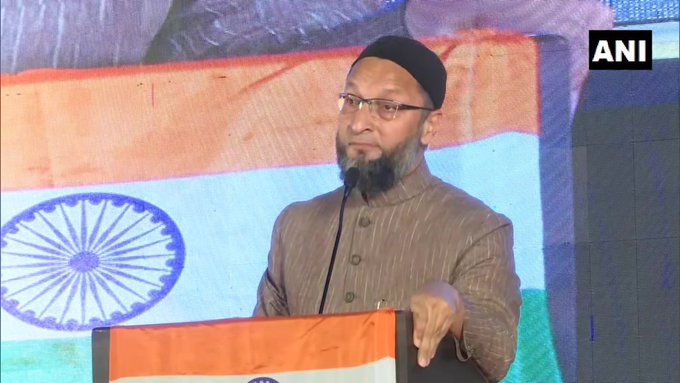 MIM Chief Asaduddin Owaisi Challenges Anurag Thakur To Shoot Him | जिथं सांगाल, तिथं येईन, मला गोळी मारा; औवेसीनं दिलं अनुराग ठाकूर यांना खुलं चॅलेंज