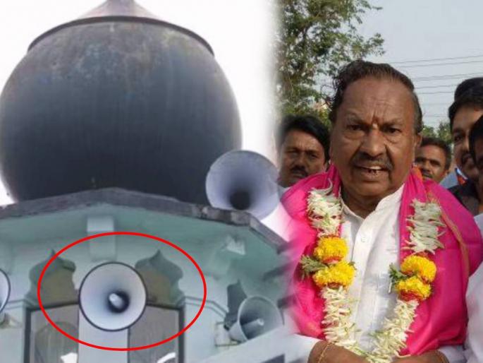 bjp leader of karnataka K. S. Eshwarappa stokes controversy over azaan also sparks controversy over Allah | Azaan Controversy: अजानबाबत BJP नेत्यानं केलेल्या विधानावरून वाद, म्हणाला- "भोंग्यातून ओरडल्यावरच अल्लाह ऐकत असेल तर..." bjp leader of karnataka K. S. Eshwarappa stokes controversy over azaan also sparks controversy over Allah | Azaan Controversy: अजानबाबत BJP नेत्यानं केलेल्या विधानावरून वाद, म्हणाला- "भोंग्यातून ओरडल्यावरच अल्लाह ऐकत असेल तर..."