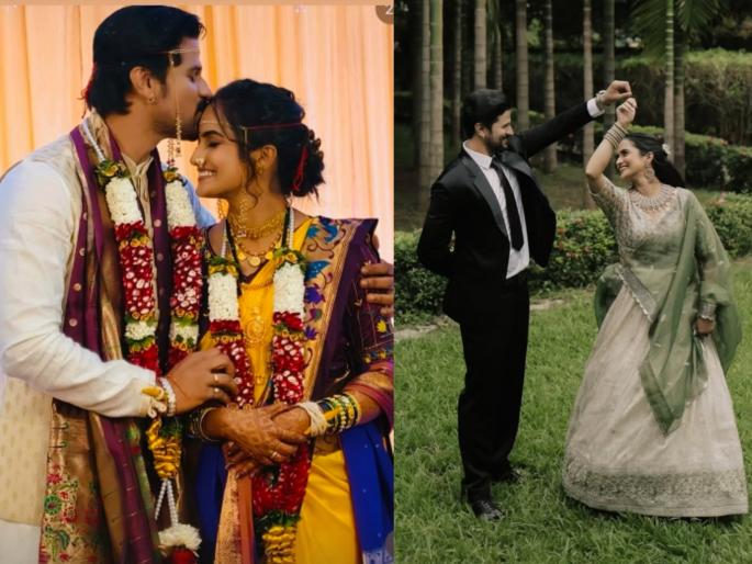 actress aetashaa sansgiri married to actor nishad bhoir in grand wedding ceremony yesterday | रेवती लेलेनंतर आणखी एका मराठी अभिनेत्रीने बांधली लग्नगाठ, नवराही आहे प्रसिद्ध अभिनेता actress aetashaa sansgiri married to actor nishad bhoir in grand wedding ceremony yesterday | रेवती लेलेनंतर आणखी एका मराठी अभिनेत्रीने बांधली लग्नगाठ, नवराही आहे प्रसिद्ध अभिनेता
