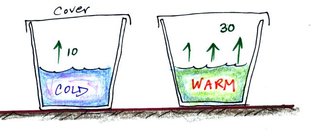 Evaporation speed increased; Increase in maximum temperature | बाष्पीभवनाचा वेग वाढला; कमाल तापमानात वाढ