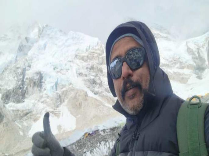 A native of Kati village completes Everest Base Camp trek | काटी गावच्या भूमिपुत्राने एव्हरेस्ट शिखर बेस कॅम्प ट्रेक केला पूर्ण A native of Kati village completes Everest Base Camp trek | काटी गावच्या भूमिपुत्राने एव्हरेस्ट शिखर बेस कॅम्प ट्रेक केला पूर्ण