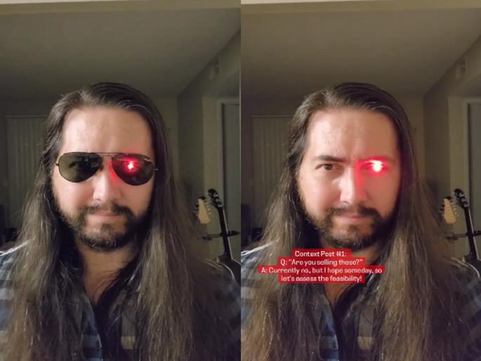 Man lost eye due to Cancer, he installed a flashlight in eye | ऐकावं ते नवलंच..! कँसरने डोळा गेला, या पठ्ठ्याने डोळ्याच्या जागी चक्क फ्लॅशलाइट बसवला Man lost eye due to Cancer, he installed a flashlight in eye | ऐकावं ते नवलंच..! कँसरने डोळा गेला, या पठ्ठ्याने डोळ्याच्या जागी चक्क फ्लॅशलाइट बसवला