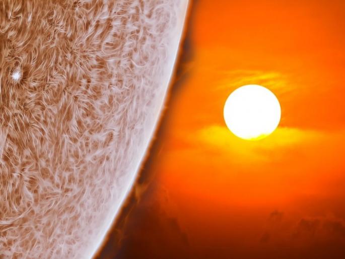 Clearest photograph of the sun taken by USA photographer Jason Guenzel | सूर्याचा इतका क्लीअर फोटो तुम्ही कधी बघितला नसेल, असं वाटेल स्पर्शही करू शकाल Clearest photograph of the sun taken by USA photographer Jason Guenzel | सूर्याचा इतका क्लीअर फोटो तुम्ही कधी बघितला नसेल, असं वाटेल स्पर्शही करू शकाल