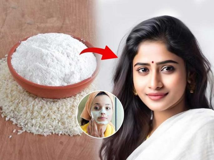 How to use rice flour for glowing skin in 15 minutes Rice flour scrub to remove tan from hands and legs Best natural remedy for skin brightening and tan removal | चमचाभर तांदळाचे पीठ ‘असे’ चेहऱ्याला चोळा, १५ मिनिटांत चेहरा दिसेल उजळ-तेजस्वी! हातापायांच्या टॅनिंगवरही असरदार उपाय How to use rice flour for glowing skin in 15 minutes Rice flour scrub to remove tan from hands and legs Best natural remedy for skin brightening and tan removal | चमचाभर तांदळाचे पीठ ‘असे’ चेहऱ्याला चोळा, १५ मिनिटांत चेहरा दिसेल उजळ-तेजस्वी! हातापायांच्या टॅनिंगवरही असरदार उपाय
