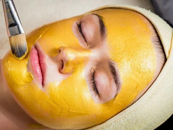 DIY : How to do gold facial at home, beauty tips for skin care | आता घरी स्वतःच करा परफेक्ट गोल्ड फेशियल! ३ गोष्टी वापरा, मिळवा गोल्ड फेशियल लूक