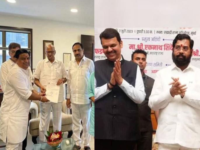 What is going on with Sharad Pawar mind? Jitendra Awhad met Eknath Shinde, sent MP Balya mama to meet devendra Fadnavis | तिकडे शरद पवारांचे काय चाललेय? शिंदेंच्या भेटीला आव्हाड, फडणवीसांच्या भेटीला खासदाराला पाठविले What is going on with Sharad Pawar mind? Jitendra Awhad met Eknath Shinde, sent MP Balya mama to meet devendra Fadnavis | तिकडे शरद पवारांचे काय चाललेय? शिंदेंच्या भेटीला आव्हाड, फडणवीसांच्या भेटीला खासदाराला पाठविले