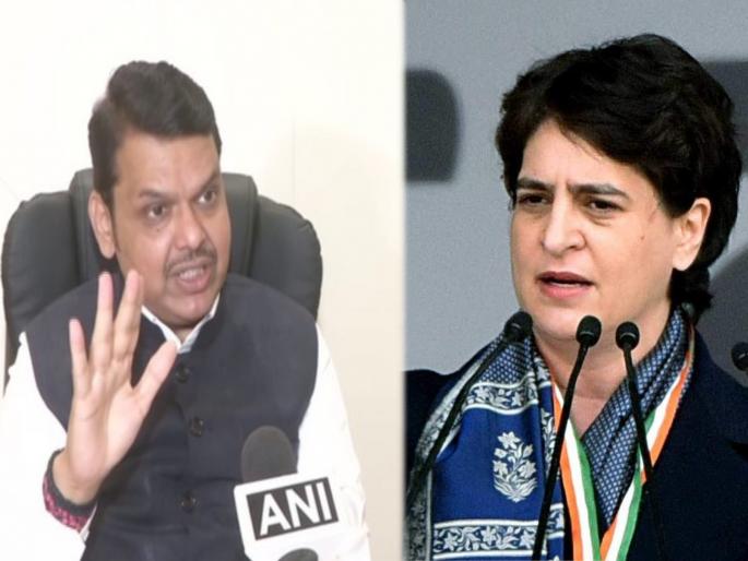 bjp devendra fadnavis replied priyanka gandhi on her statement | महाराष्ट्रातील सरकारसोबत कधी चर्चा केलीय का? फडणवीसांचा प्रियंका गांधींना प्रतिप्रश्न bjp devendra fadnavis replied priyanka gandhi on her statement | महाराष्ट्रातील सरकारसोबत कधी चर्चा केलीय का? फडणवीसांचा प्रियंका गांधींना प्रतिप्रश्न