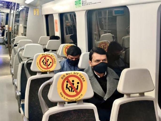 ncp leader spoke person mahesh tapase criticize devendra fadnavis delhi metro photo tweeted asked about mumbai metro 3 | "देवेंद्रजी, मुंबई मेट्रो -३ मध्ये तुम्हाला फोटो काढून ट्वीट करण्याची लवकरच संधी मिळणार"; राष्ट्रवादीचा टोला ncp leader spoke person mahesh tapase criticize devendra fadnavis delhi metro photo tweeted asked about mumbai metro 3 | "देवेंद्रजी, मुंबई मेट्रो -३ मध्ये तुम्हाला फोटो काढून ट्वीट करण्याची लवकरच संधी मिळणार"; राष्ट्रवादीचा टोला