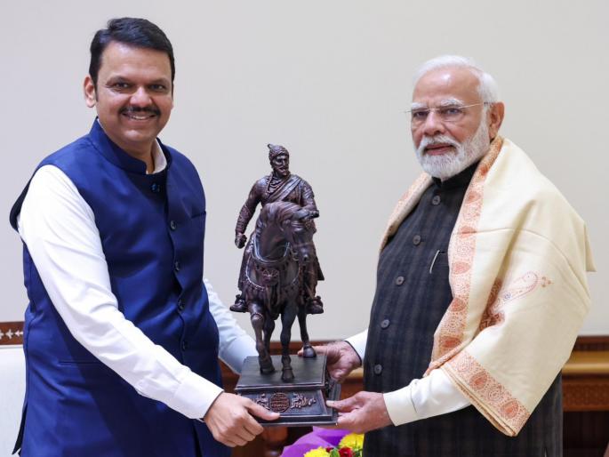 Chief Minister Devendra Fadnavis met PM Narendra Modi, Central Minister Amit Shah, Nitin Gadkari, Rajnath Singh in Delhi | PM मोदींचा देवेंद्र फडणवीसांना 'कानमंत्र'; मुख्यमंत्री झाल्यावर पहिल्यांदाच भेट Chief Minister Devendra Fadnavis met PM Narendra Modi, Central Minister Amit Shah, Nitin Gadkari, Rajnath Singh in Delhi | PM मोदींचा देवेंद्र फडणवीसांना 'कानमंत्र'; मुख्यमंत्री झाल्यावर पहिल्यांदाच भेट