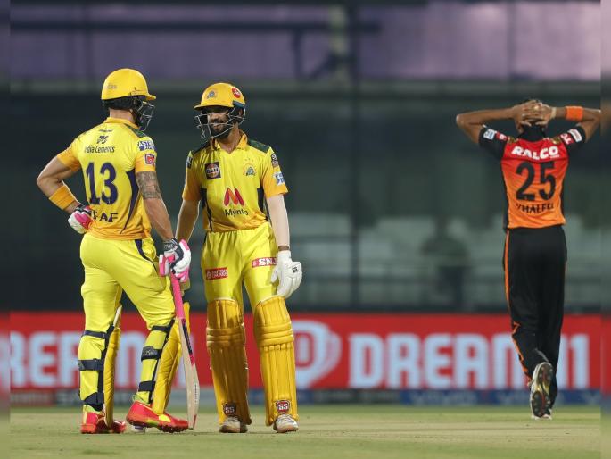IPL 2021, CSK Vs SRH T20 Live: Chennai Super Kings won by 7 wickets, moves to top of the points table | IPL 2021, CSK Vs SRH T20 Live : चेन्नई सुपर किंग्सचा विजयी 'पंच'; सनरायझर्स हैदराबादची पुढील वाटचाल बिकट