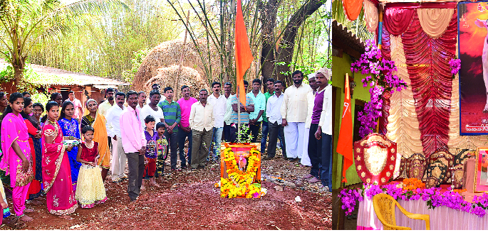 Funeral performed on 'Shankar'; Balachapraya Loans of the family | ‘फाकड्या’वर केले अंत्यसंस्कार, घातले बारावे; ढेरे कुटुंबीयांचा बैलाप्रती ऋणानुबंध Funeral performed on 'Shankar'; Balachapraya Loans of the family | ‘फाकड्या’वर केले अंत्यसंस्कार, घातले बारावे; ढेरे कुटुंबीयांचा बैलाप्रती ऋणानुबंध