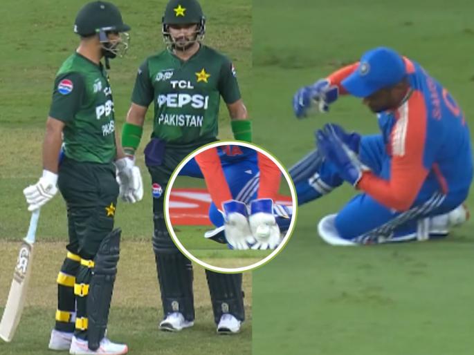 Asia Cup 2025 IND vs PAK Out or not out wicket controversy Fakhar Zaman shocked after tight Sanju Samson catch Hardik Pandya Over in Super 4 | IND vs PAK मॅचमध्ये Fakhar Zaman च्या विकेटवरुन नवा वाद; नेमकं काय घडलं? (VIDEO)