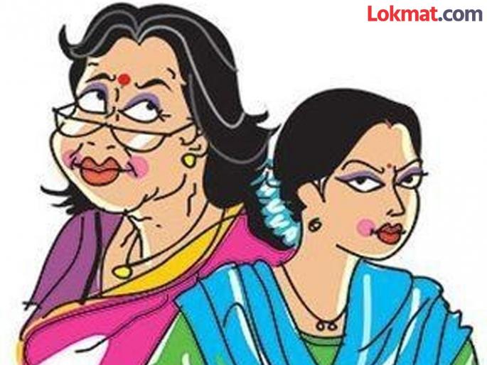 Fight over bath, mother-in-law bites daughter-in-law... | आंघोळीवरून भांडण, सासूने सूनेचा चावा घेतला… Fight over bath, mother-in-law bites daughter-in-law... | आंघोळीवरून भांडण, सासूने सूनेचा चावा घेतला…