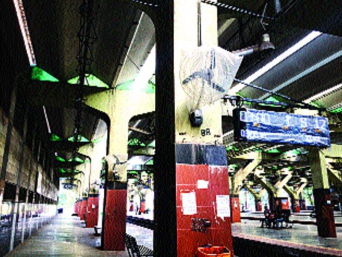 Fan in 'cover' on railway station | रेल्वे स्थानकातील पंखे ‘कव्हर’बंद Fan in 'cover' on railway station | रेल्वे स्थानकातील पंखे ‘कव्हर’बंद