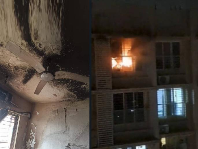 Fire on the 22nd floor of Dahisar, Yogesh's promptness averted major damage | दहिसरच्या २२ व्या मजल्यावर आग, योगेशच्या समयसूचकतेने टळली मोठी हानी Fire on the 22nd floor of Dahisar, Yogesh's promptness averted major damage | दहिसरच्या २२ व्या मजल्यावर आग, योगेशच्या समयसूचकतेने टळली मोठी हानी