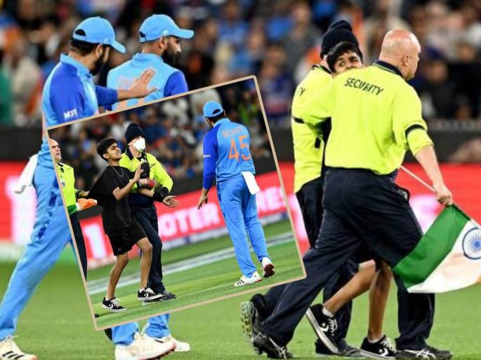 Fans who come to the ground to meet Rohit Sharma may now have to pay a fine of Rs 6.5 lakh  | IND vs ZIM: रोहितला भेटण्यासाठी जबरा फॅन उतरला मैदानात; पण मोजावे लागणार ६.५ लाख रूपये