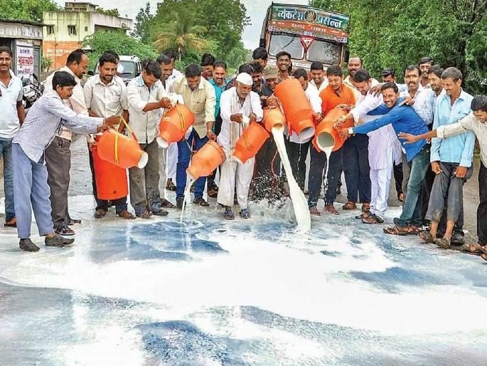 Farmers agitation across the state from June 28; Demand for minimum price of Rs 35 for milk | २८ जूनपासून राज्यभर शेतकऱ्यांचं आंदोलन; दूधाला किमान ३५ रुपये दर देण्याची मागणी Farmers agitation across the state from June 28; Demand for minimum price of Rs 35 for milk | २८ जूनपासून राज्यभर शेतकऱ्यांचं आंदोलन; दूधाला किमान ३५ रुपये दर देण्याची मागणी