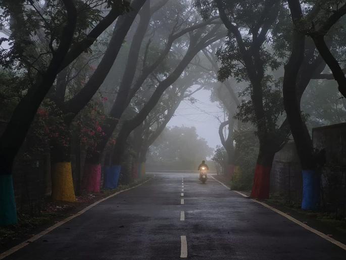 Kolhapur cool mercury below average, traffic affected due to fog | कोल्हापुर गारठले, पारा सरासरीच्या खाली, धुक्यामुळे वाहतुकीवर परिणाम