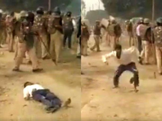 Priyanka Gandhi trolled on twitter after unnav police in action on farmers protest video | लाठ्या झेलल्यानंतर उठून पळू लागला निपचित पडलेला शेतकरी; प्रियांका गांधी तोंडघशी Priyanka Gandhi trolled on twitter after unnav police in action on farmers protest video | लाठ्या झेलल्यानंतर उठून पळू लागला निपचित पडलेला शेतकरी; प्रियांका गांधी तोंडघशी